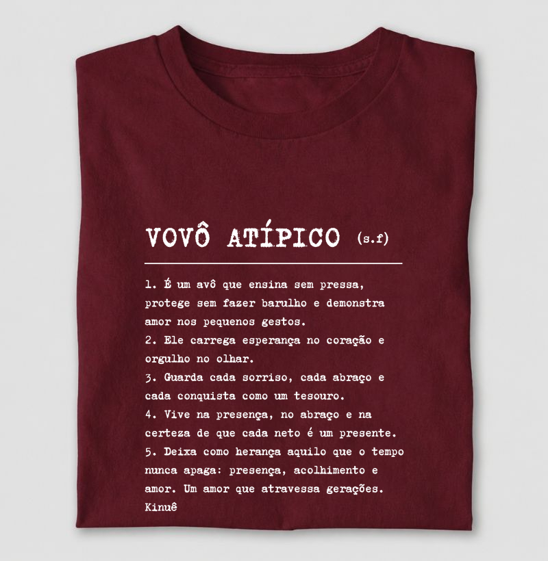 Vovô atípico  - Camiseta