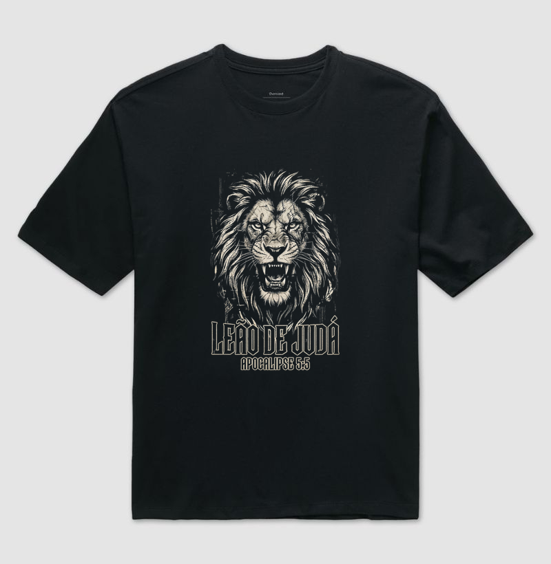 Camiseta Oversized Leão de Judá
