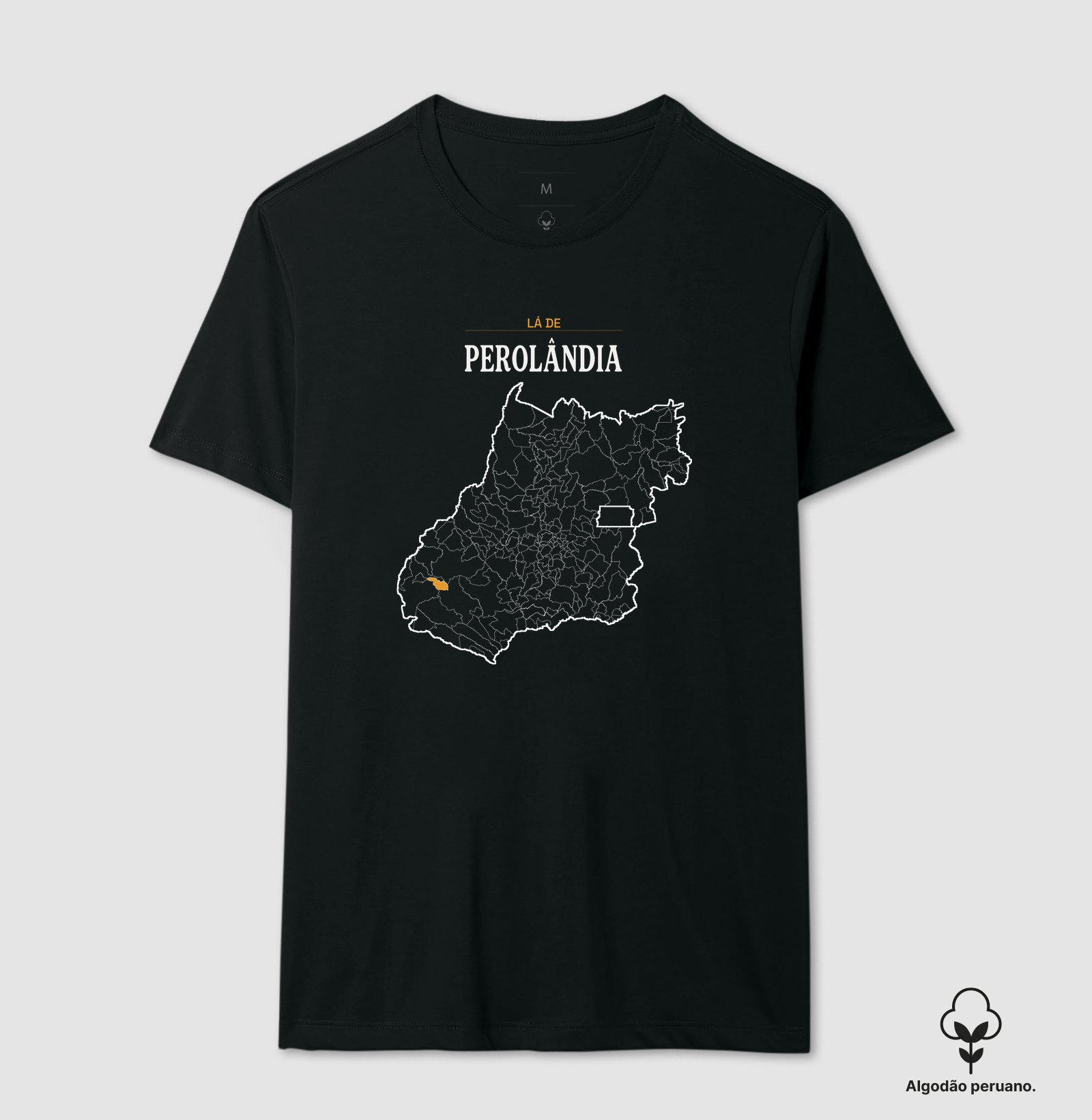 Perolândia | Território GO - Camiseta Algodão Peruano