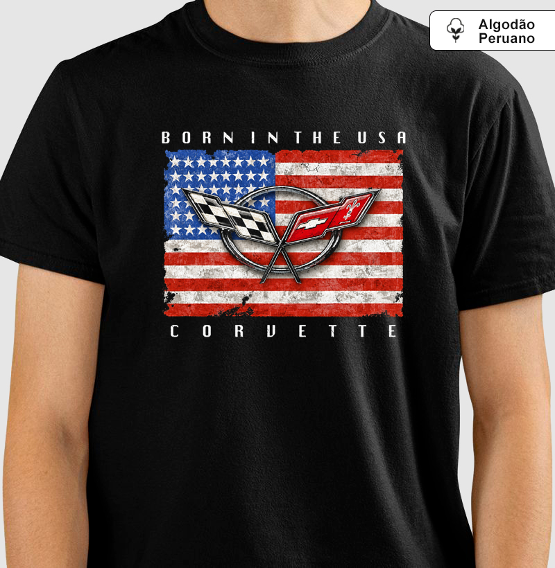 Camiseta Corvette - Camiseta Algodão Peruano