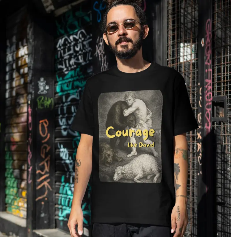 Camiseta Courage like David