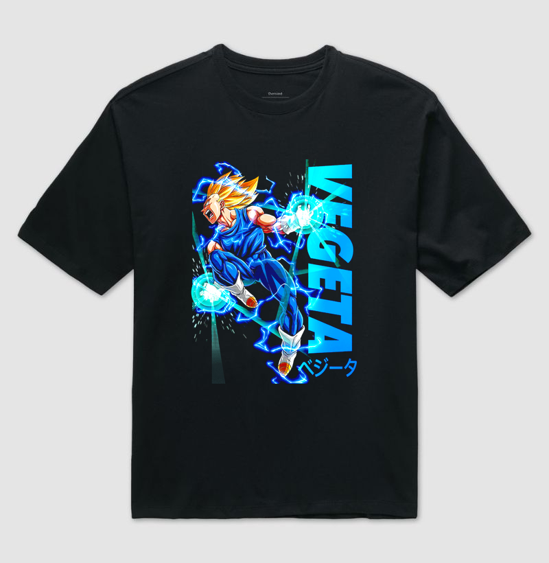 Camiseta Oversized - Vegeta
