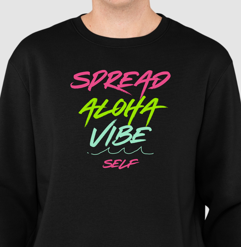 SPREAD ALOHA VIBE 2 - Suéter Moletom