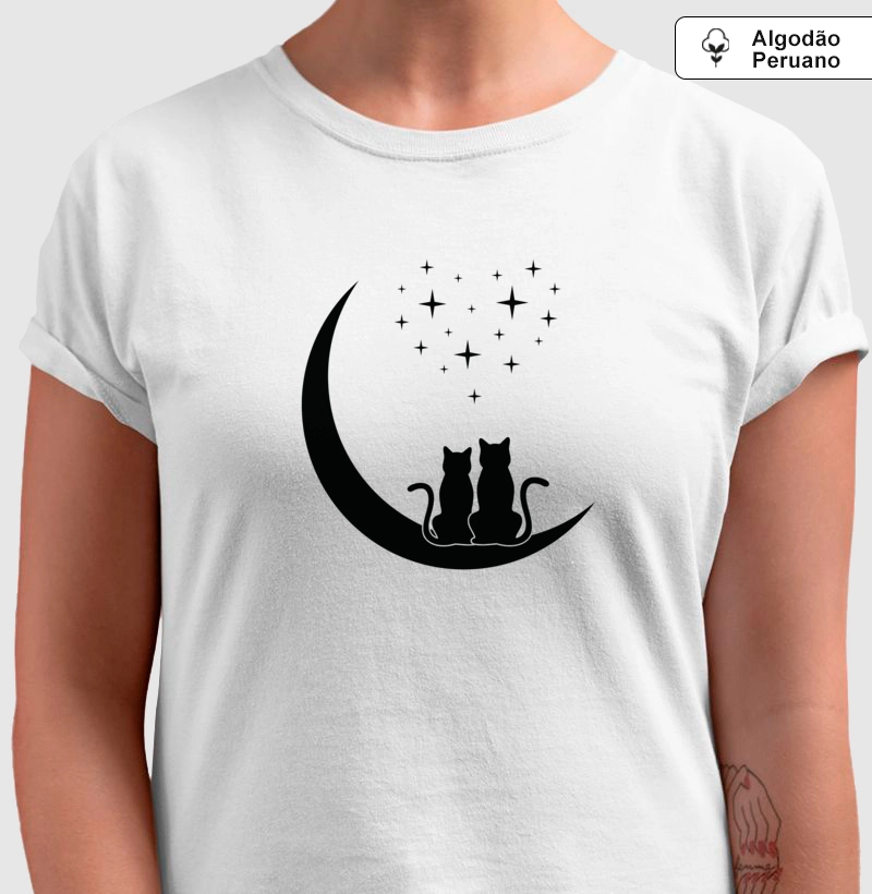 Love Cats - Produto Premium - Algodão Peruano