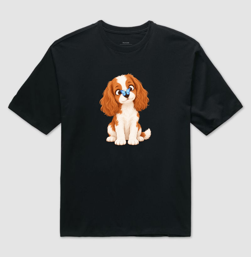 Borboleta No Focinho - Camiseta Oversized