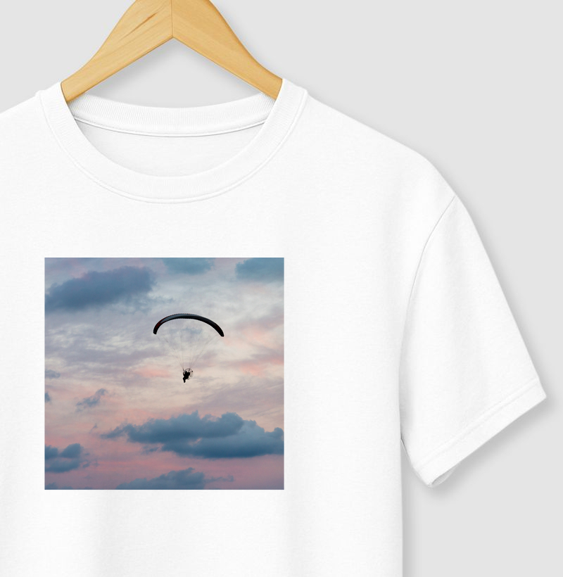 Paramotor In The Clouds