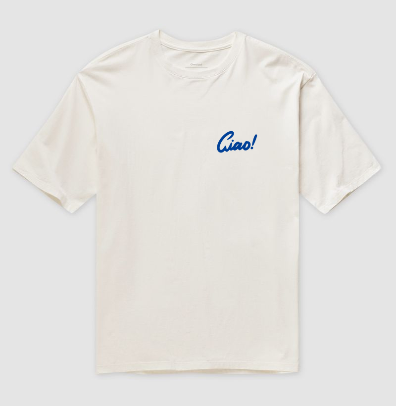 Camiseta Oversized Ciao! 
