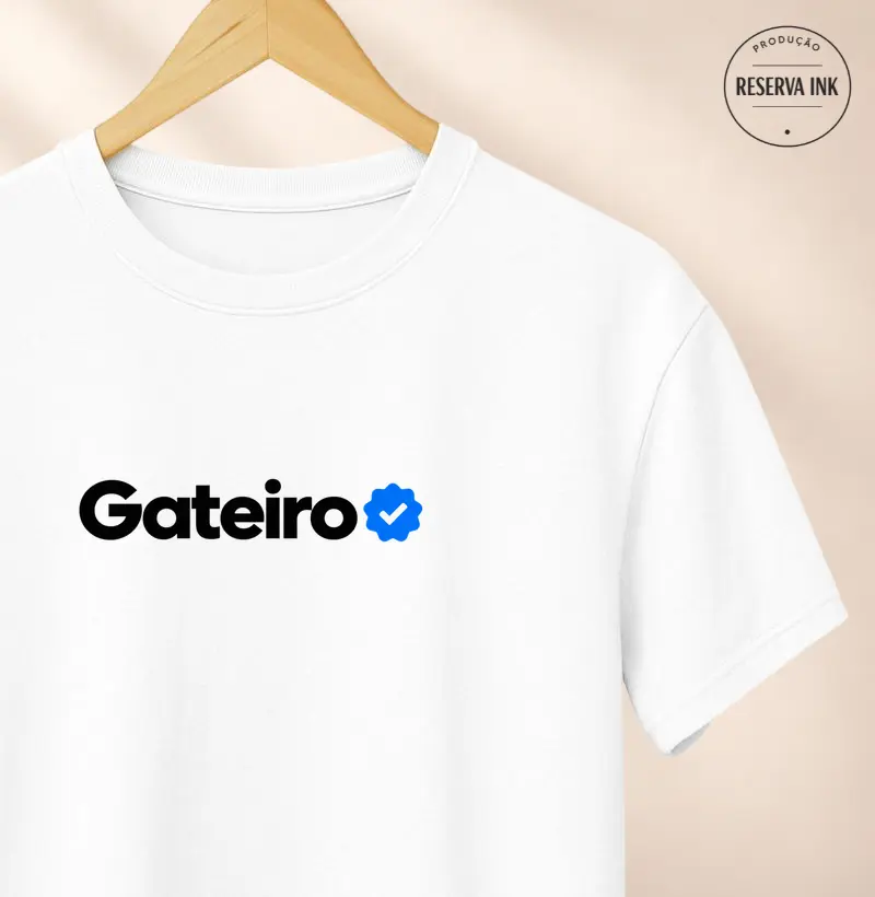 Gateiro Verificado - Camiseta