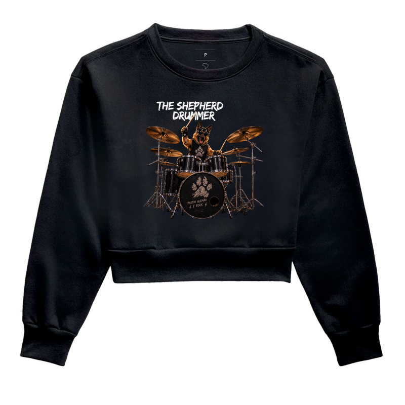 The Shepherd Drummer - Cropped Moletom