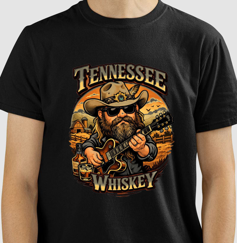 Camiseta Tennessee Whiskey – Country Music & Southern Vibes