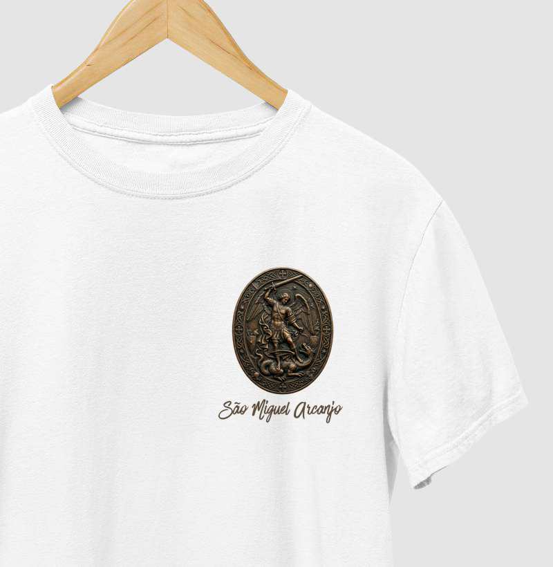 Camiseta Medalha de São Miguel Arcanjo