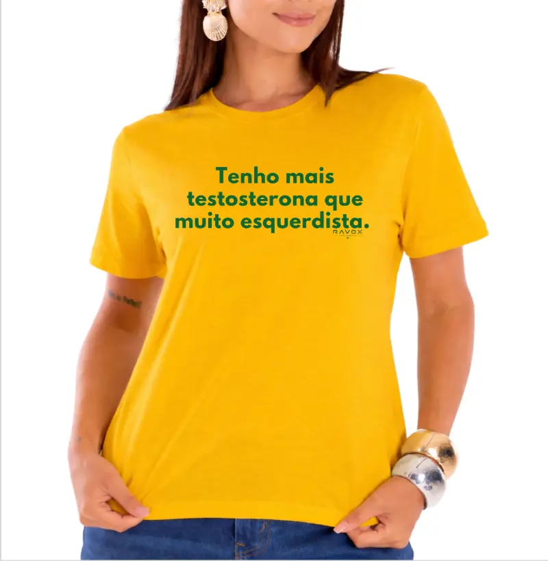 Tenho mais testosterona que muito esquerdista - modelagem feminina e masculina