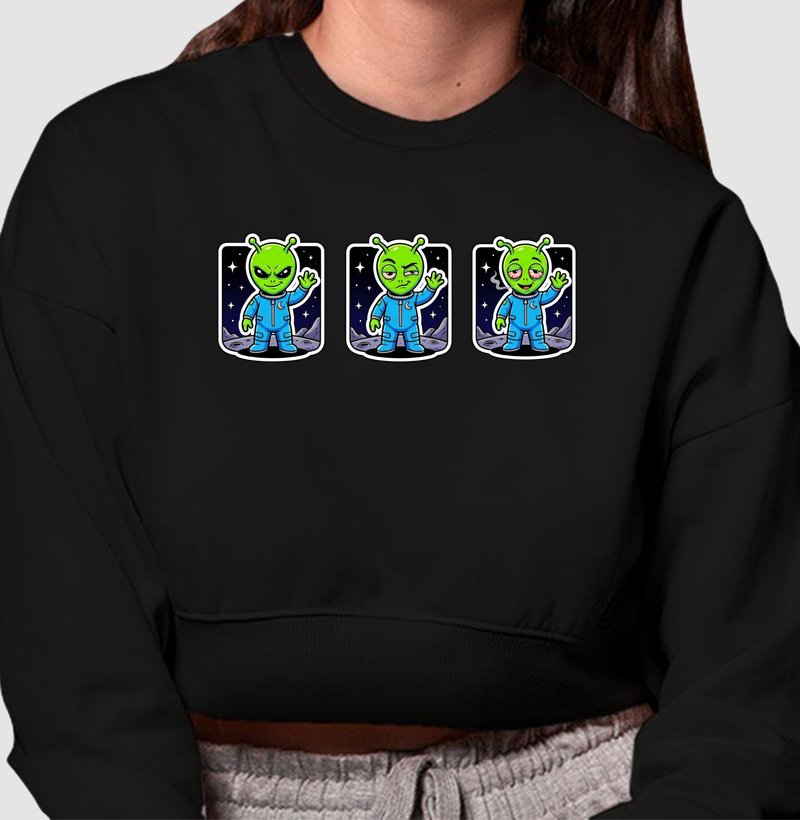 Cropped Moletom Brisadinhos