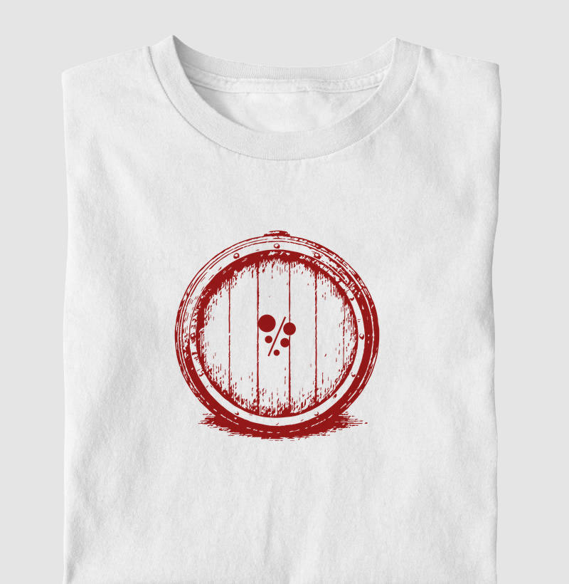 Camiseta Brasil de Vinhos - Barrica Vinho