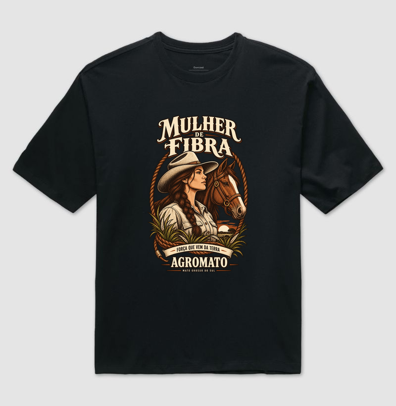 Camiseta Mulher de Fibra