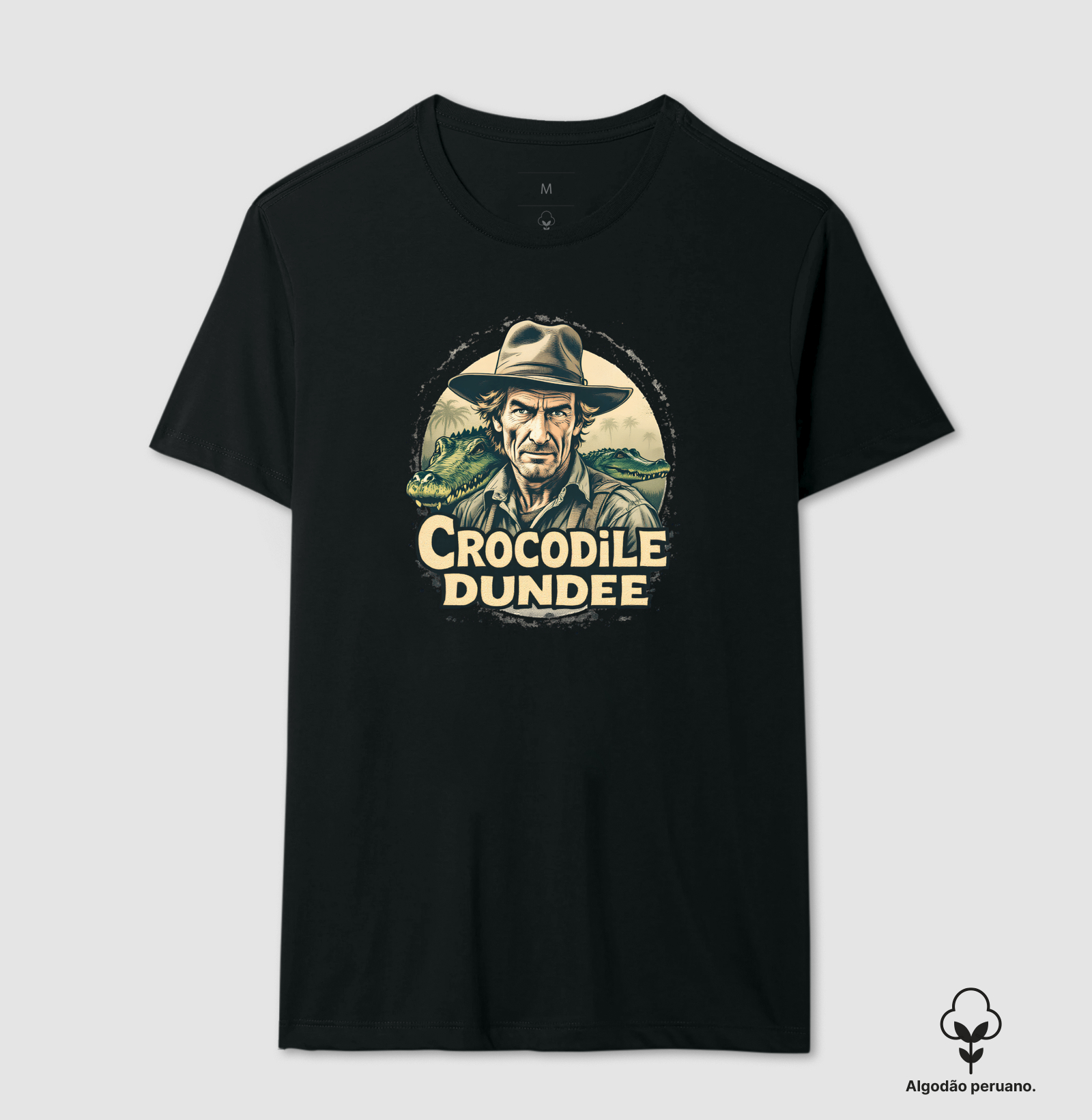 Camiseta Crocodilo Dundee Selvagem