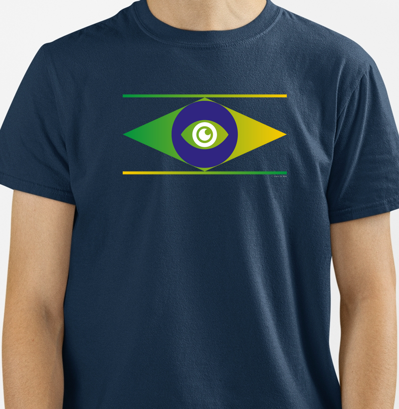 Camiseta maçonaria - Banderia ponto círculo