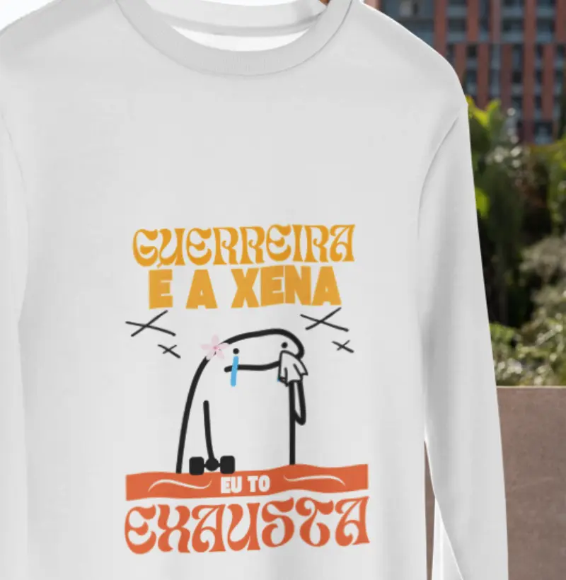 Guerreira é a Xena, eu tô exausta