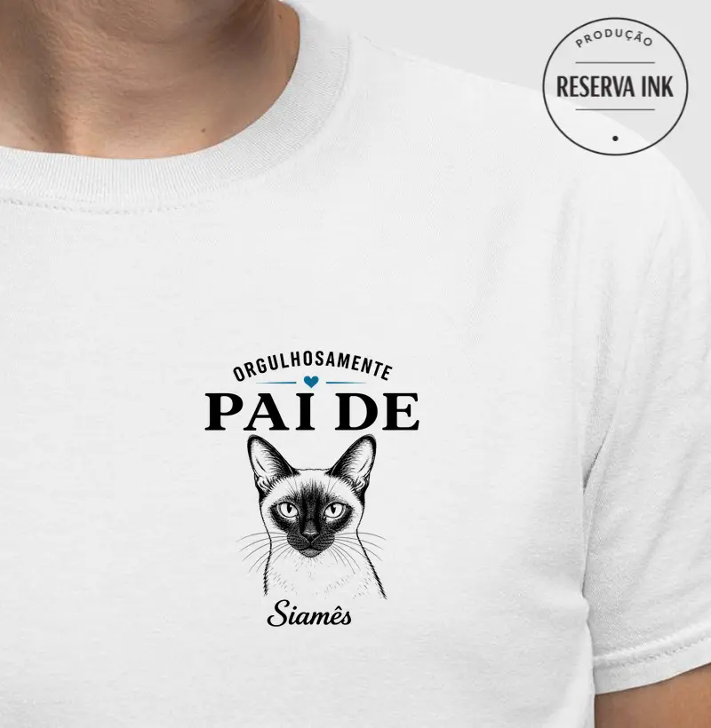 Orgulhosamente Pai de Siamês