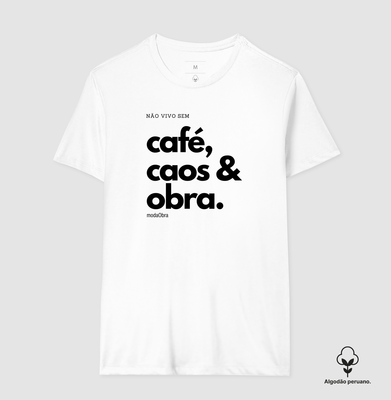 Café, caos e obra.