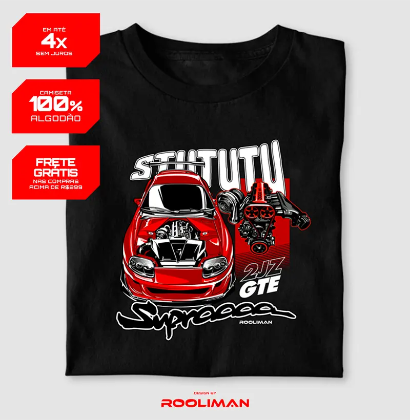 Camiseta 2JZ SUPRA