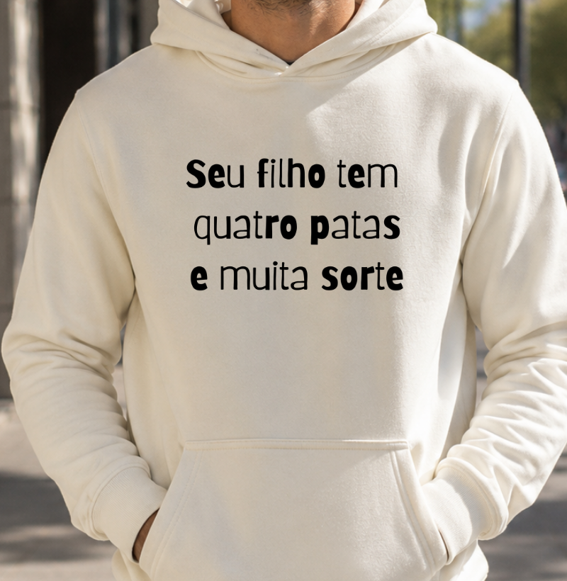 Seu filho tem 4 patas e muita sorte