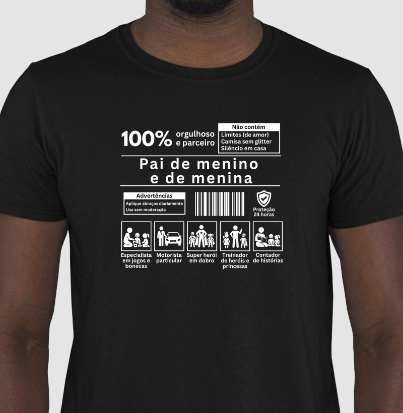 100% Pai de menino e menina