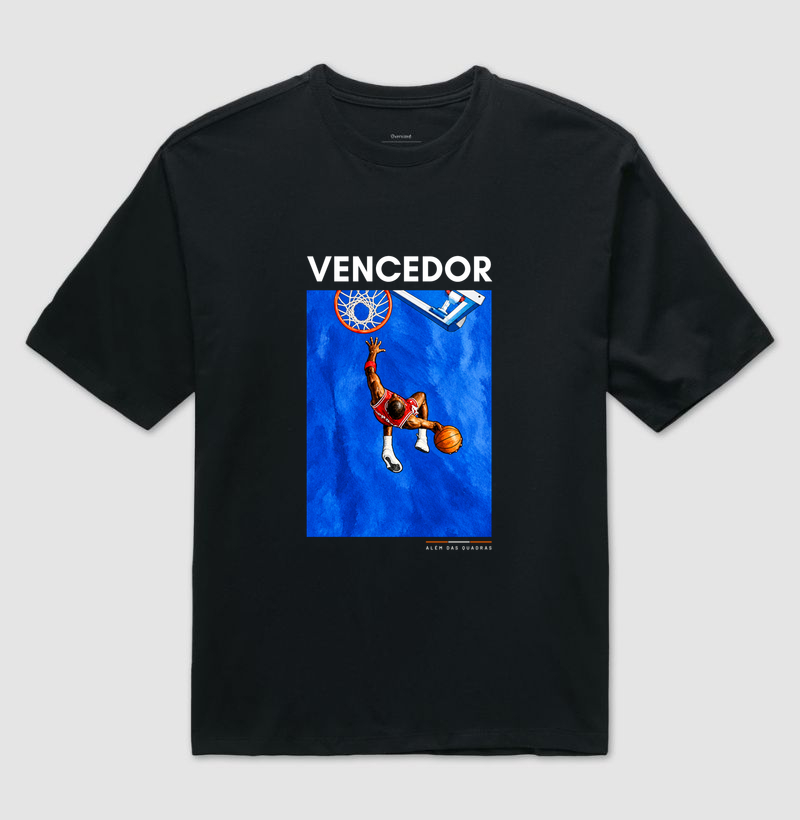 Camiseta de Basquete Vencedor - ADQ - Camiseta Oversized