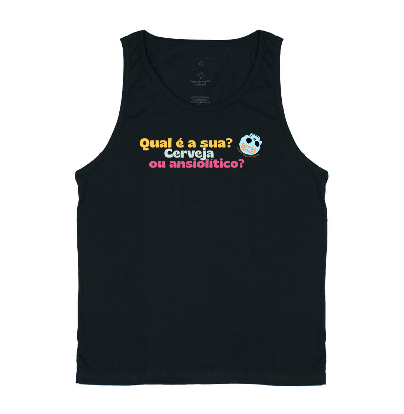 Camiseta Cerveja ou ansiolítico