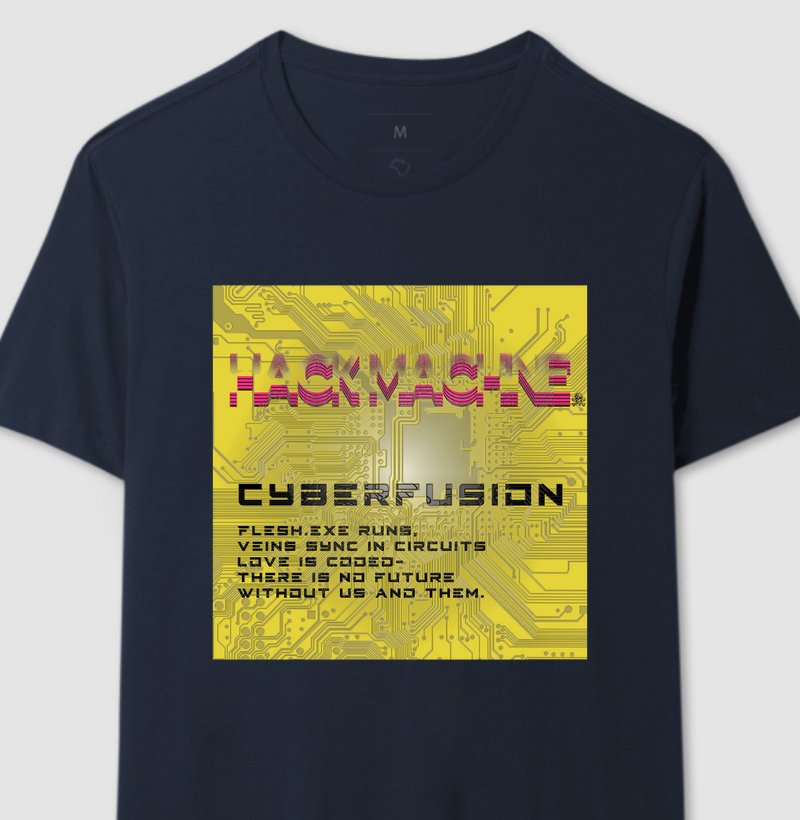 Camiseta Hack Machine – Cyberfusion / Machine Stories™