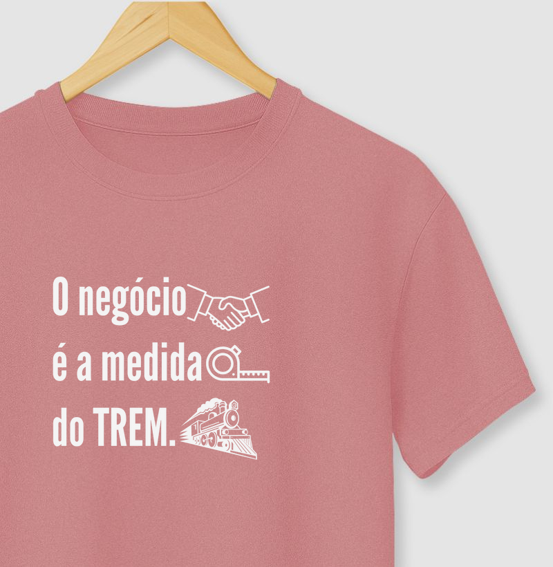 O negócio é a medida do trem.