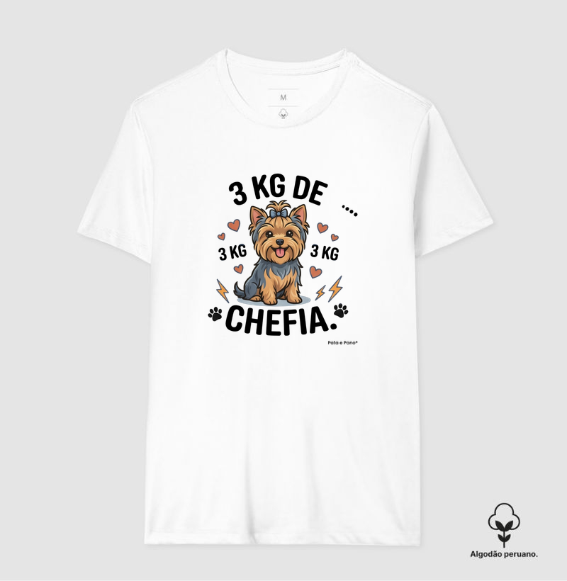 CAMISETA ALGODÃO PERUANO YORKSHIRE 3 KG - Camiseta Algodão Peruano