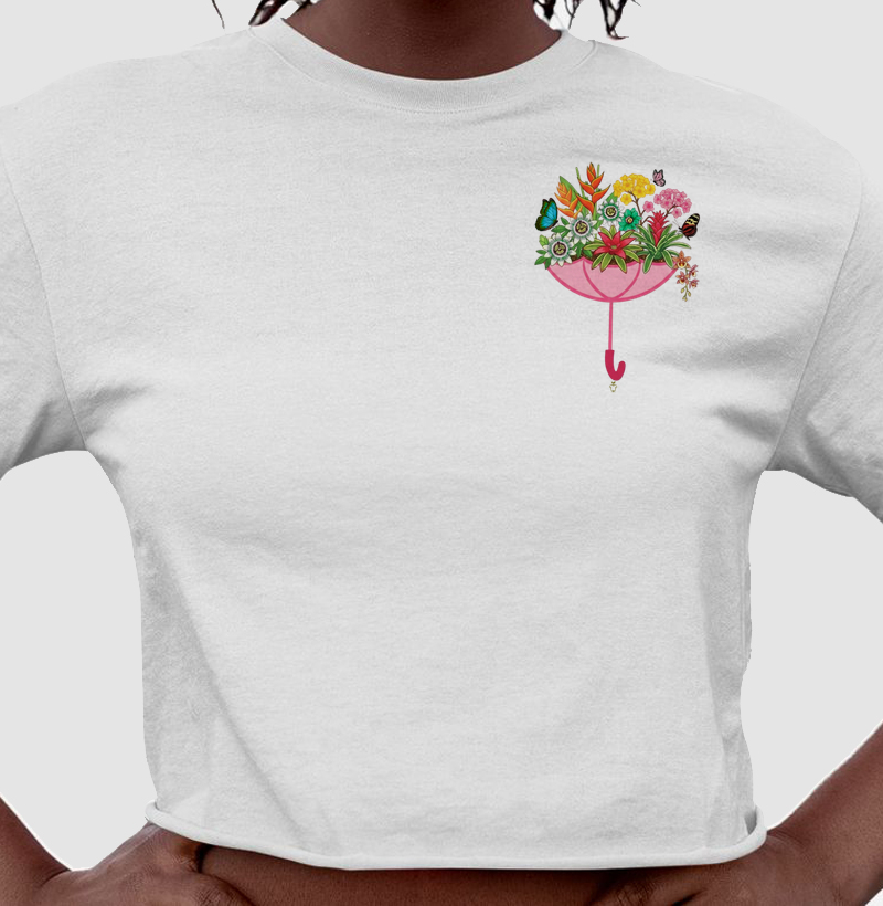 Floreira guarda-chuva