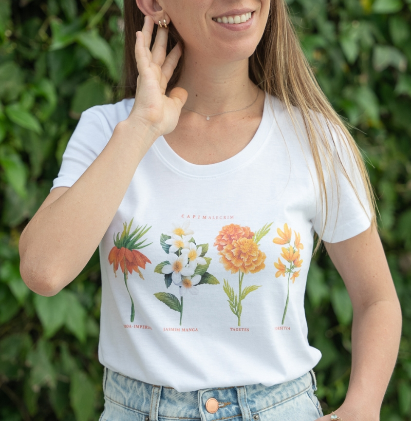 T-shirt Quarteto Floral