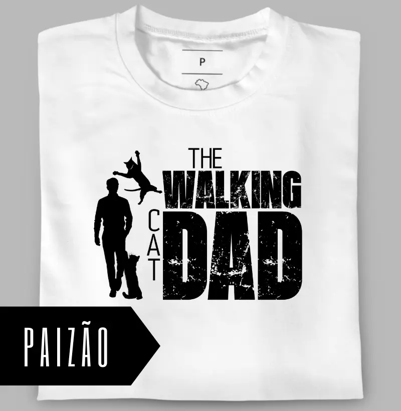 Walking cat dad