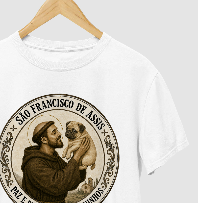 São Francisco e Pug Claro