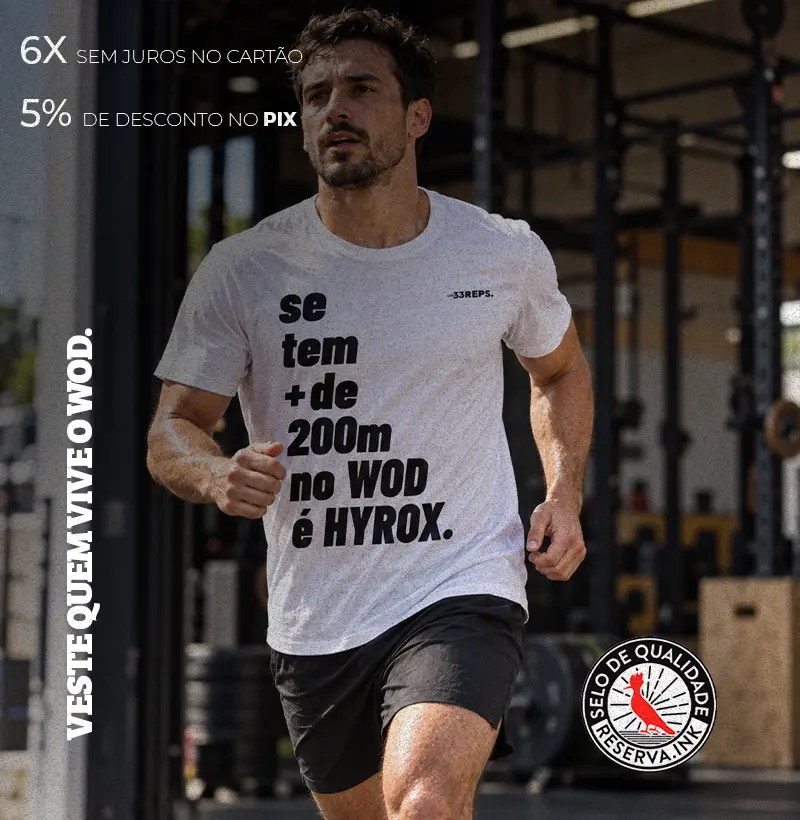 SE TEM MAIS DE 200M NO WOD É HYROX