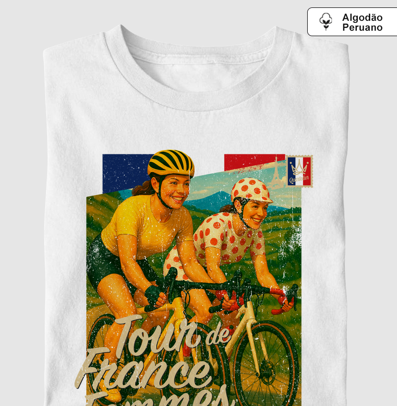 Tour de France Femmes poster retrô