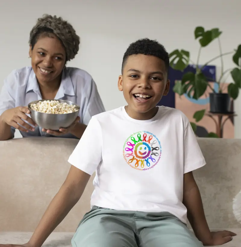 Camiseta Kids ONG Cirinho Sorrindo!