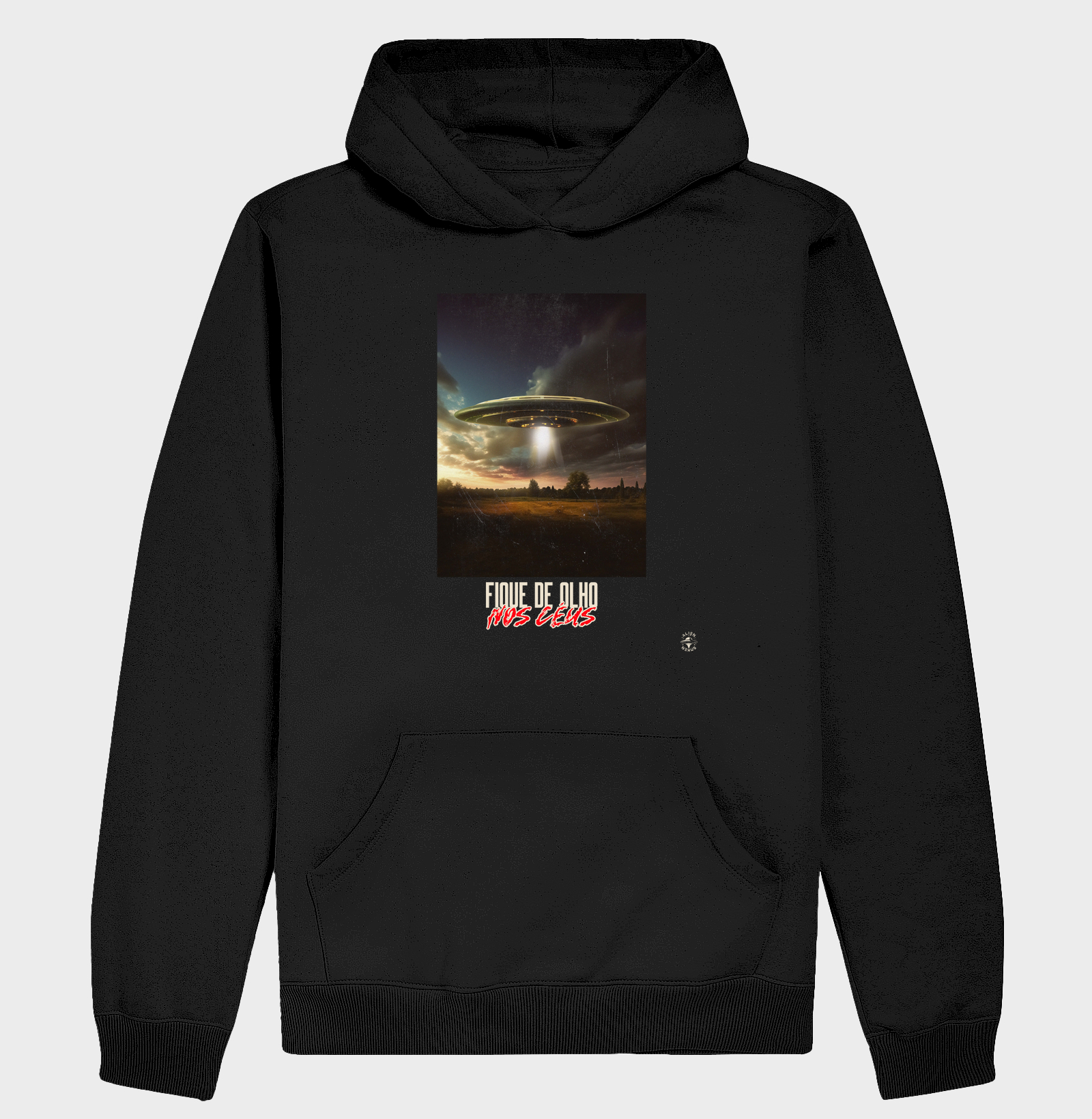 Hoodie Moletom "De Olho nos Céus"