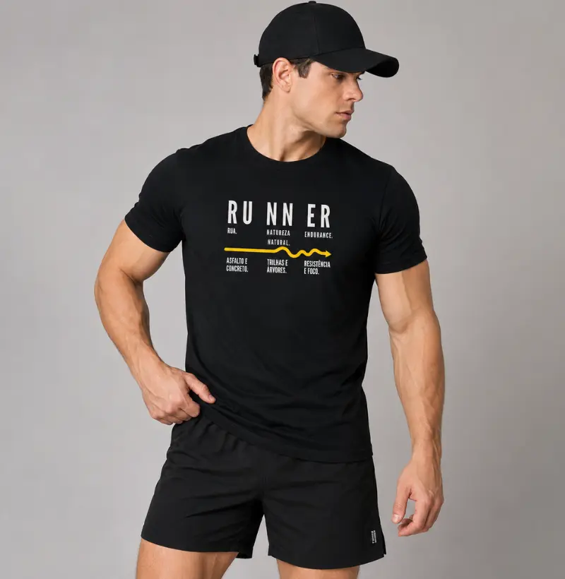 Camiseta RUNNER – TRENO | Feita Para Quem Está em Movimento