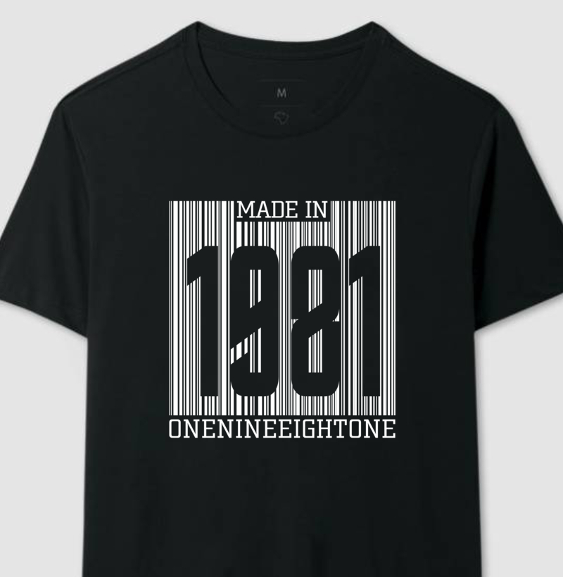 Camisa Made in Barras 1981