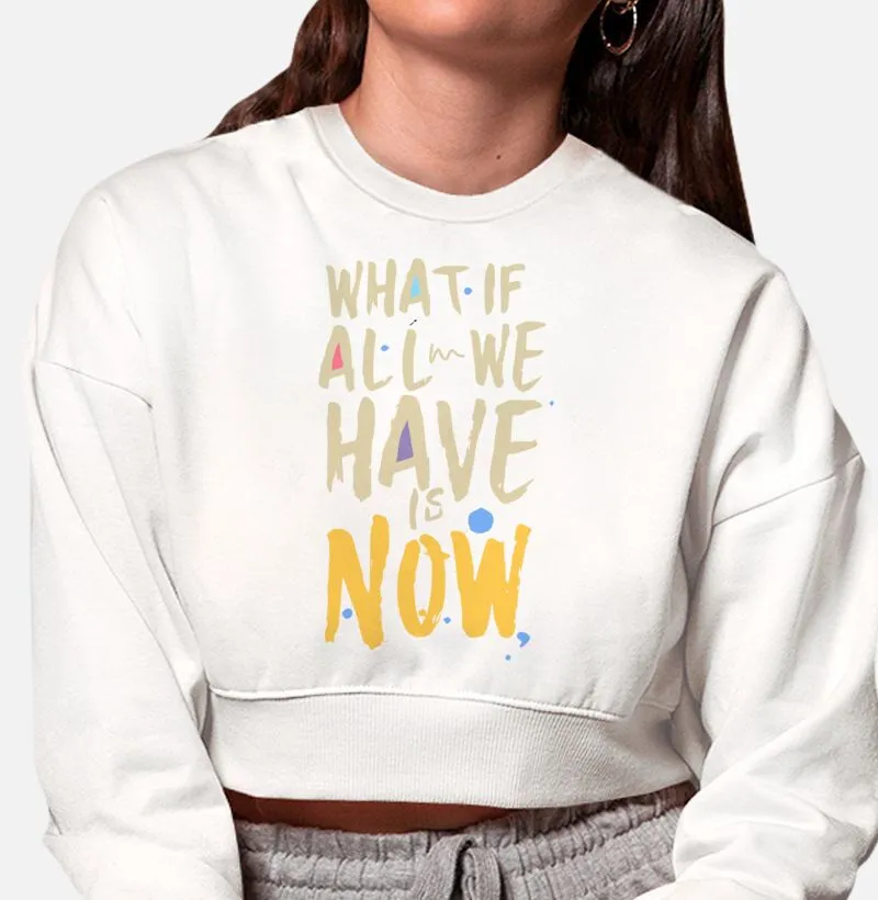 Cropped Moletom Agora 