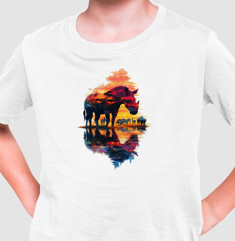 Camiseta Rinoceronte Kids