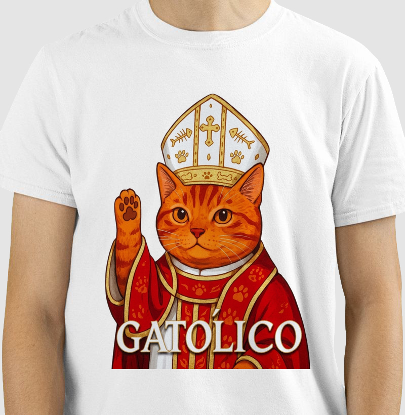 Gatólico - Camiseta