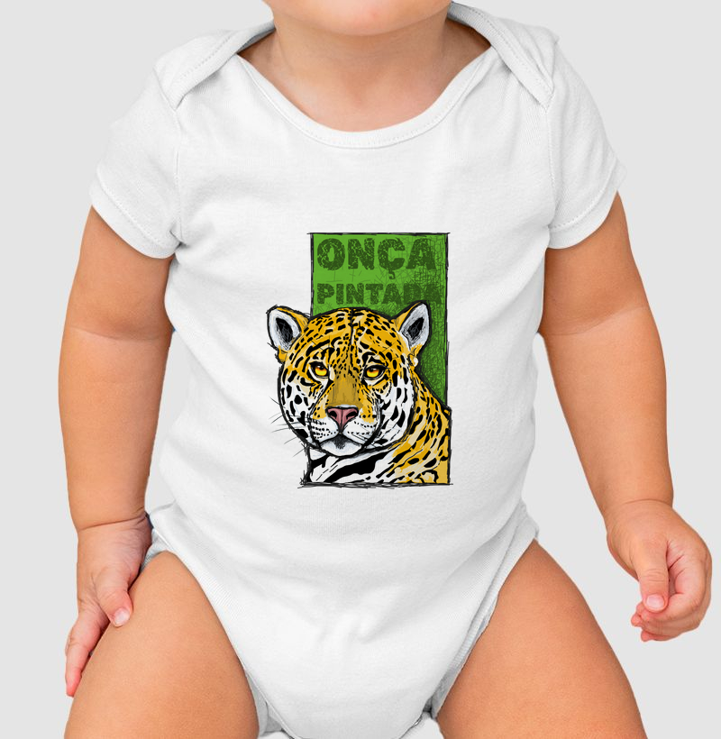 Body Infantil A Onça Pintada