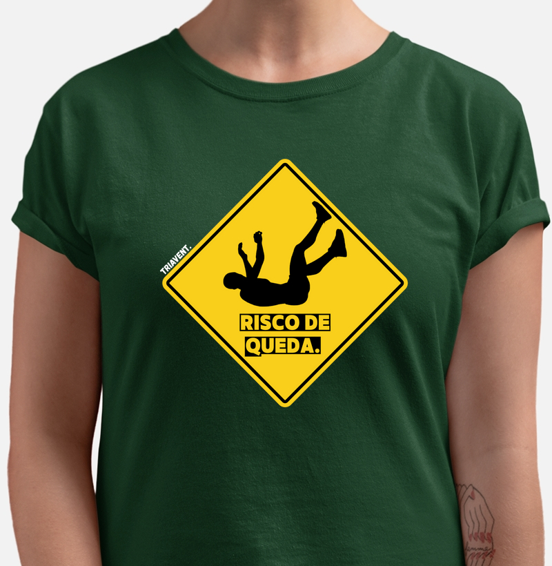 Camiseta Risco de Queda.