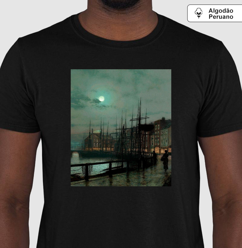 Camiseta Algodão Peruano Tanguis - Coleção Vestindo Arte Grimshaw 