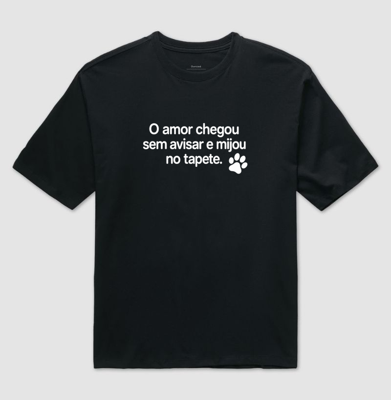 Amor de Cachorro - Camiseta Oversized