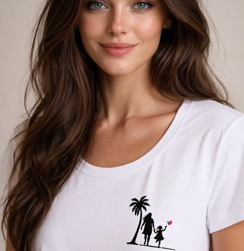 Mae e Filha com bola de Volei